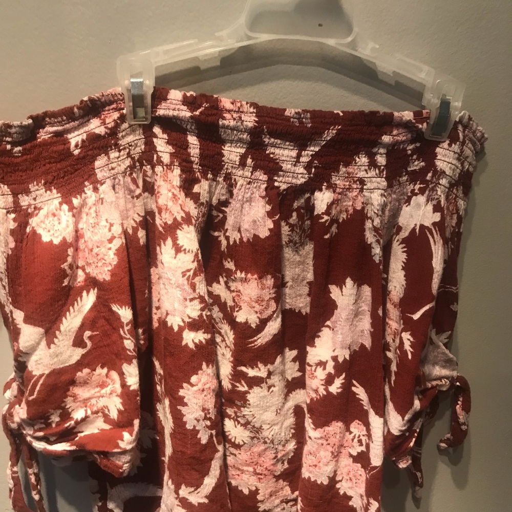 off the shoulder shirt